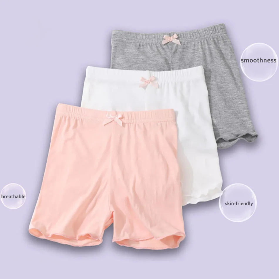 Summer Fashionable Girls' Modal Safety Shorts and Briefs for Beach and Casual Wear
