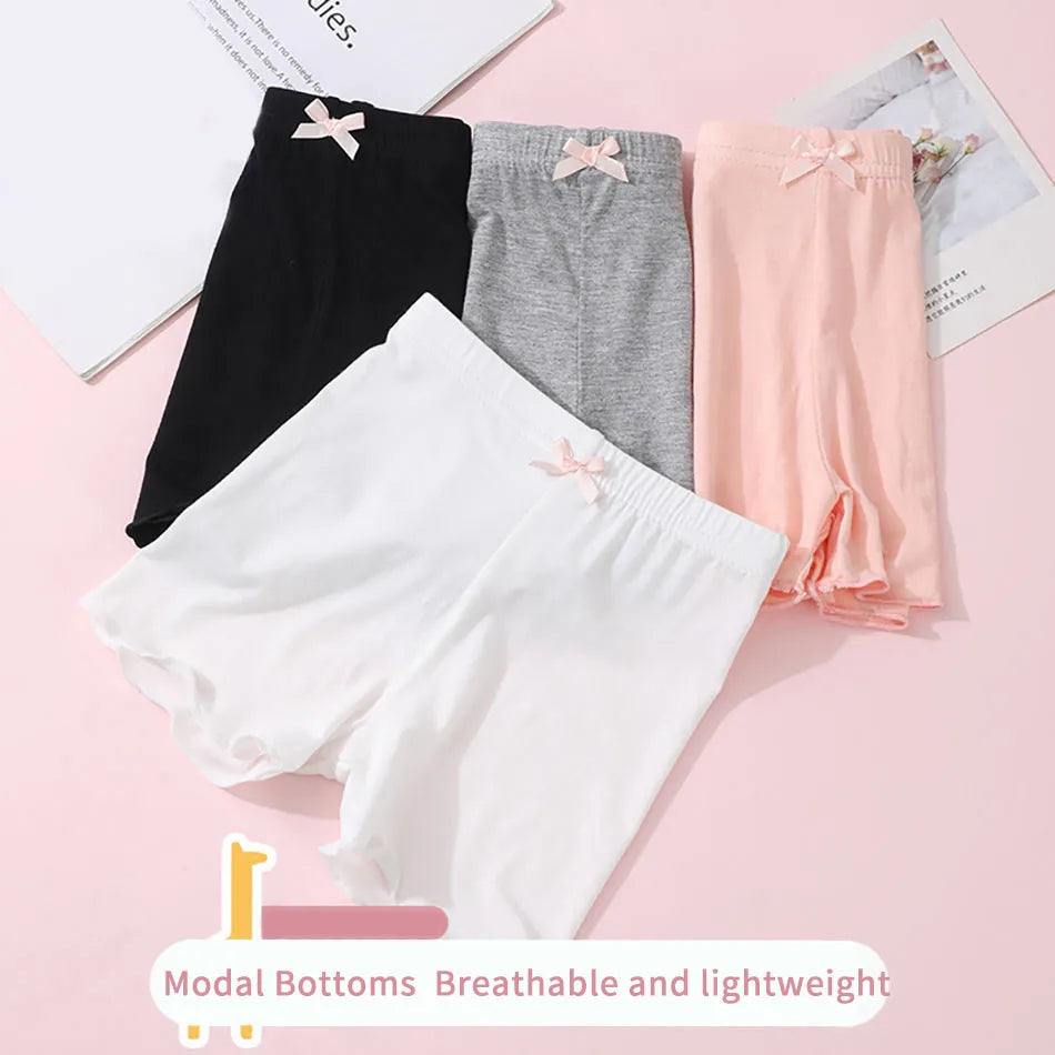 Summer Fashionable Girls' Modal Safety Shorts and Briefs for Beach and Casual Wear