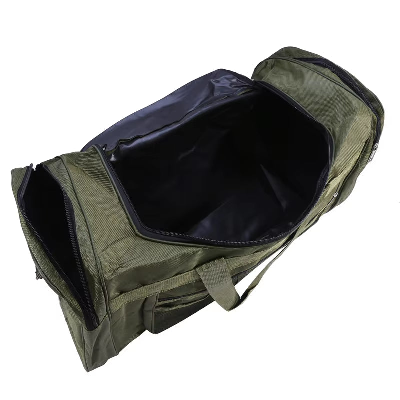 Nylon Travel Duffel Bag for Men and Women - Large Capacity Carry-On Luggage and Weekender Gym Holdall