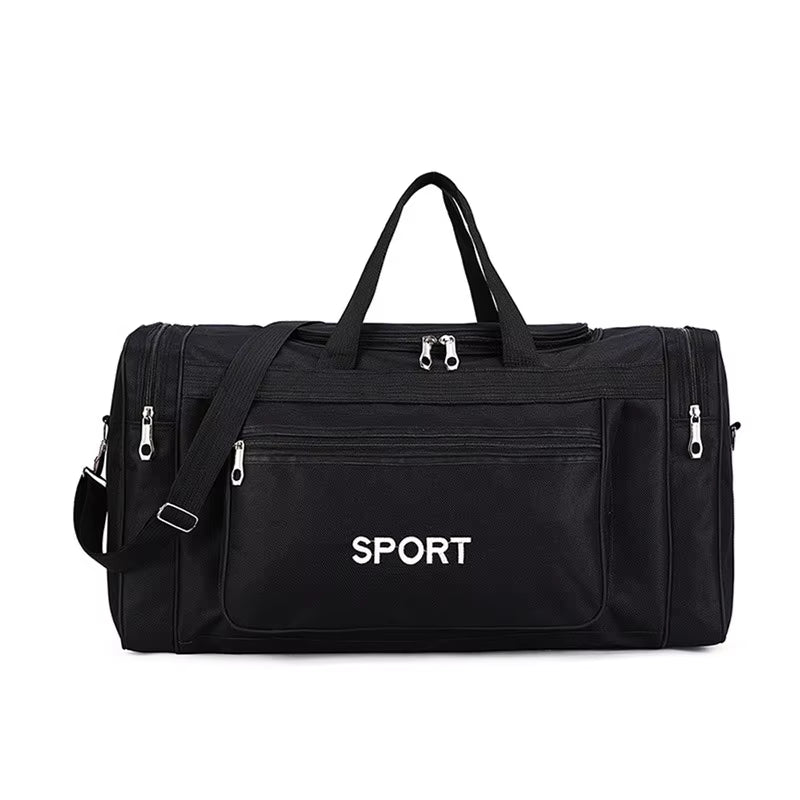 Nylon Travel Duffel Bag for Men and Women - Large Capacity Carry-On Luggage and Weekender Gym Holdall