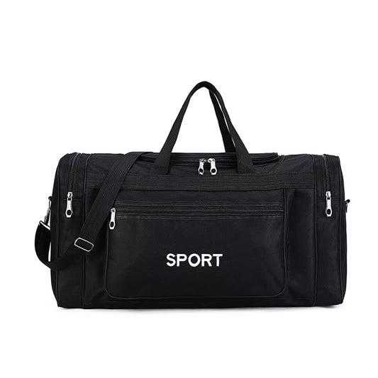 Nylon Travel Duffel Bag for Men and Women - Large Capacity Carry-On Luggage and Weekender Gym Holdall