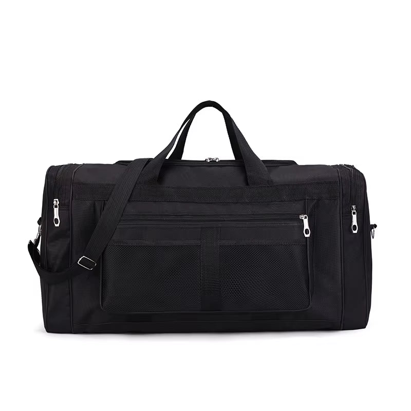 Nylon Travel Duffel Bag for Men and Women - Large Capacity Carry-On Luggage and Weekender Gym Holdall