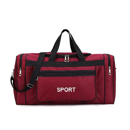 Nylon Travel Duffel Bag for Men and Women - Large Capacity Carry-On Luggage and Weekender Gym Holdall